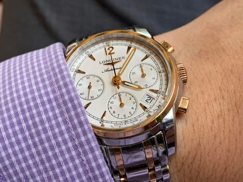 Longines L2.752.5.72.7 tinh tế và thanh lịch trên tay người dùng
